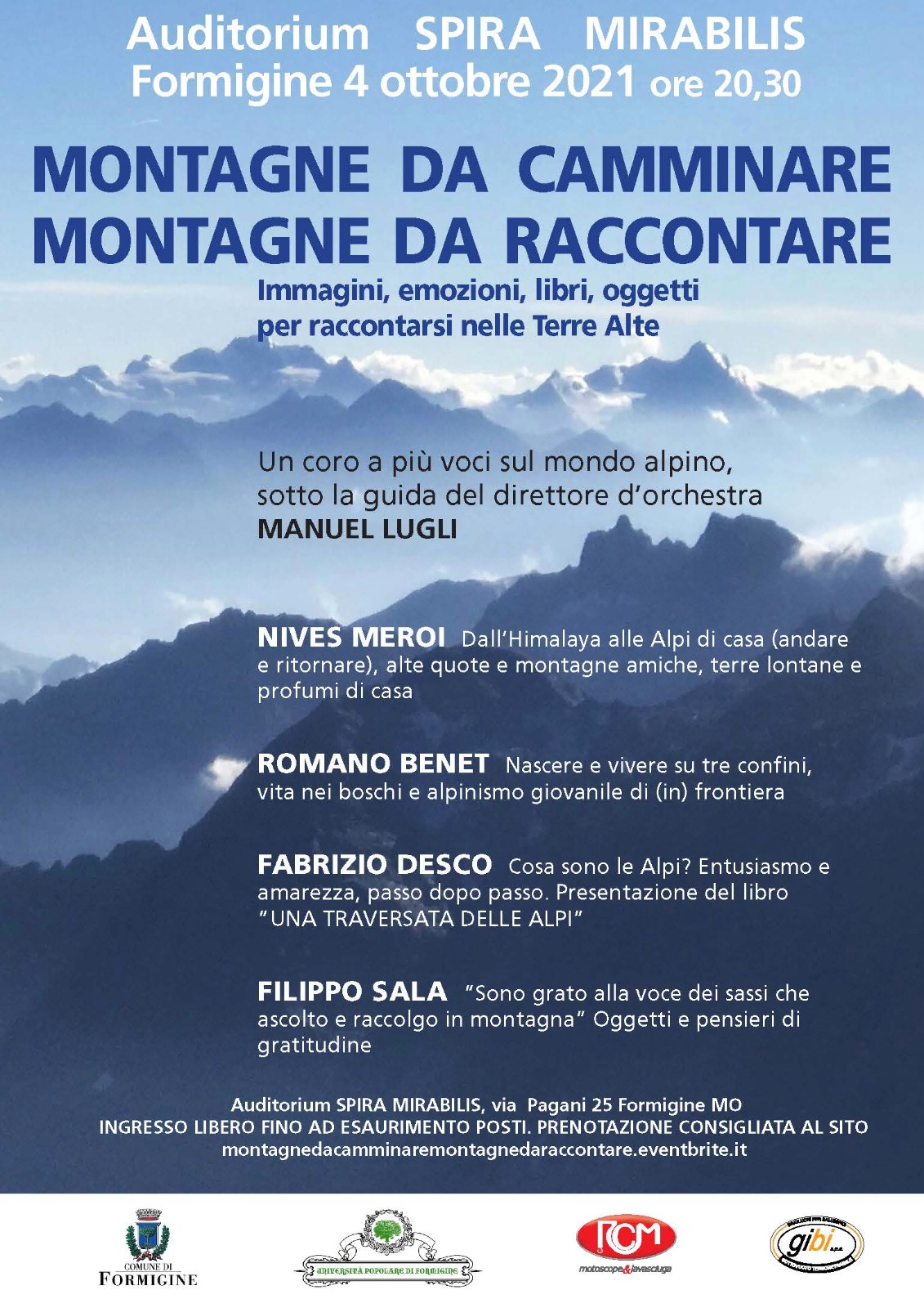 Montagne da camminare. Montagne da raccontare.