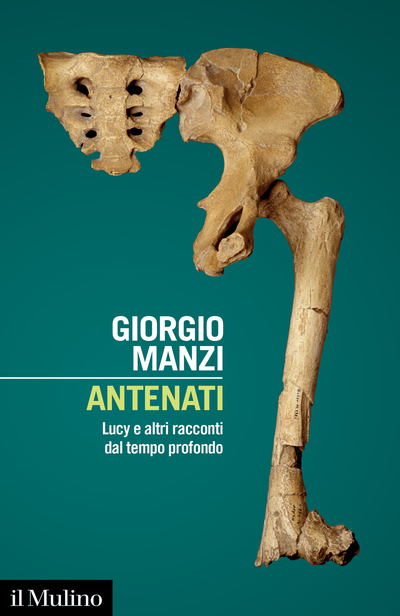 Copertina del libro: Giorgio Manzi, Antenati. Lucy e altri racconti dal tempo profondo, Bologna, il Mulino, 2024